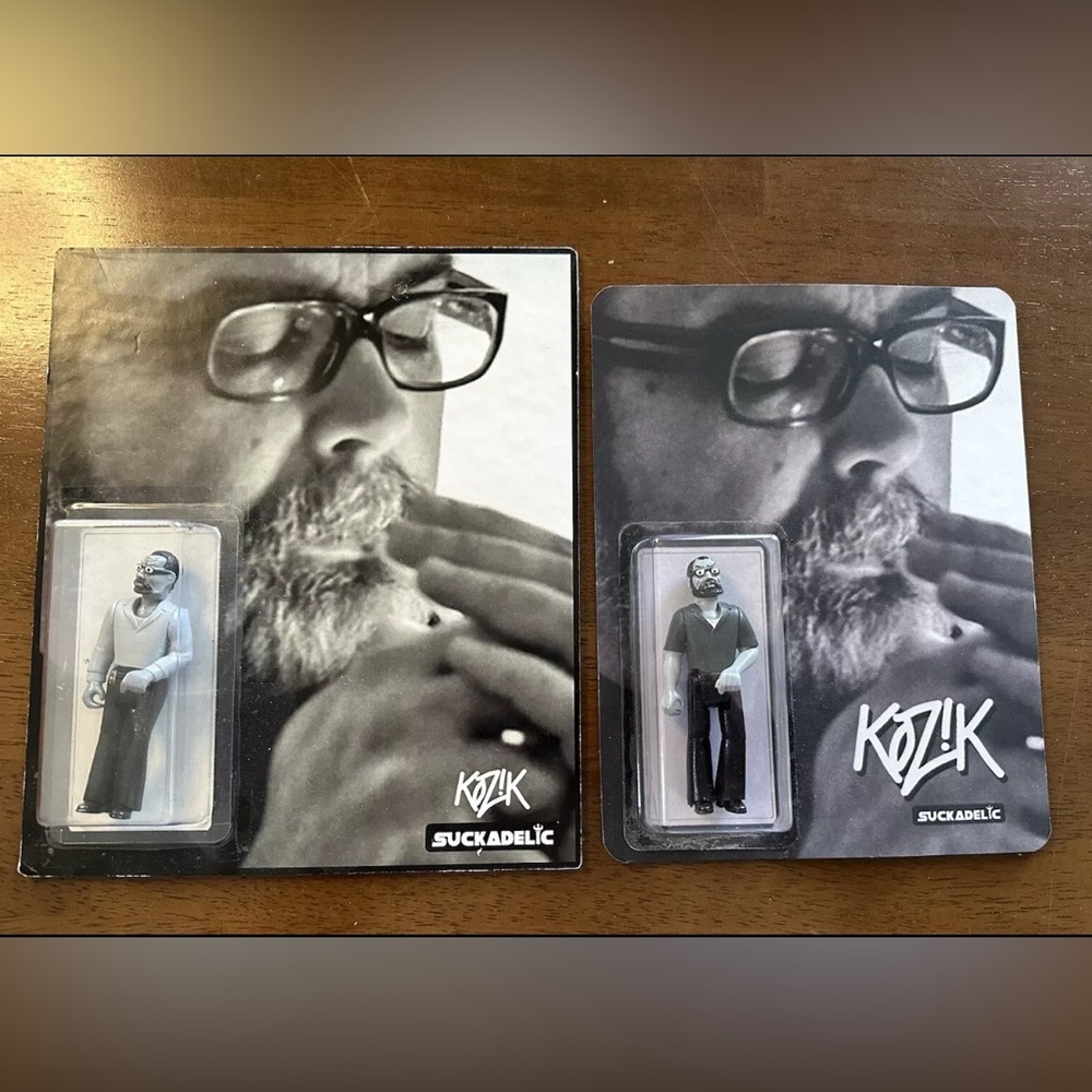 2 New Frank KOZIK BY SUCKADELIC 1/1 and 1/50 Sucklord Carded Action Figure